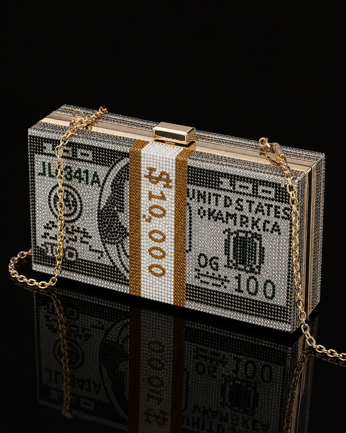 Dollar Style Convertible Hand Clutch