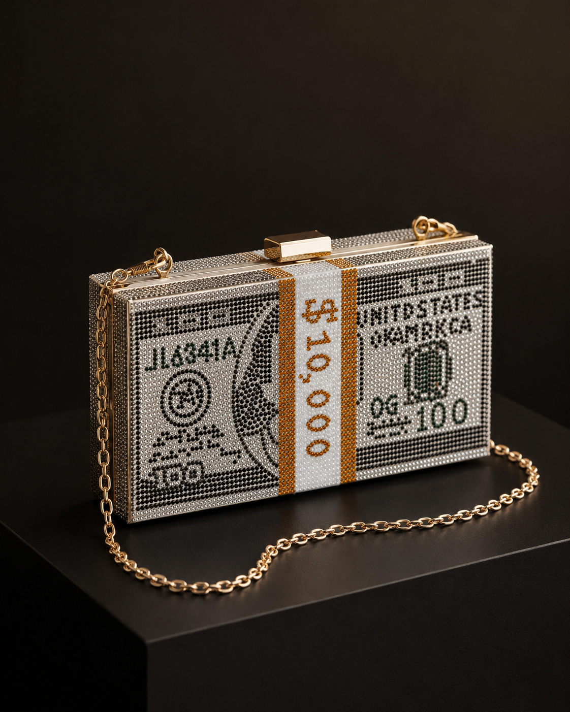 Dollar Style Convertible Hand Clutch