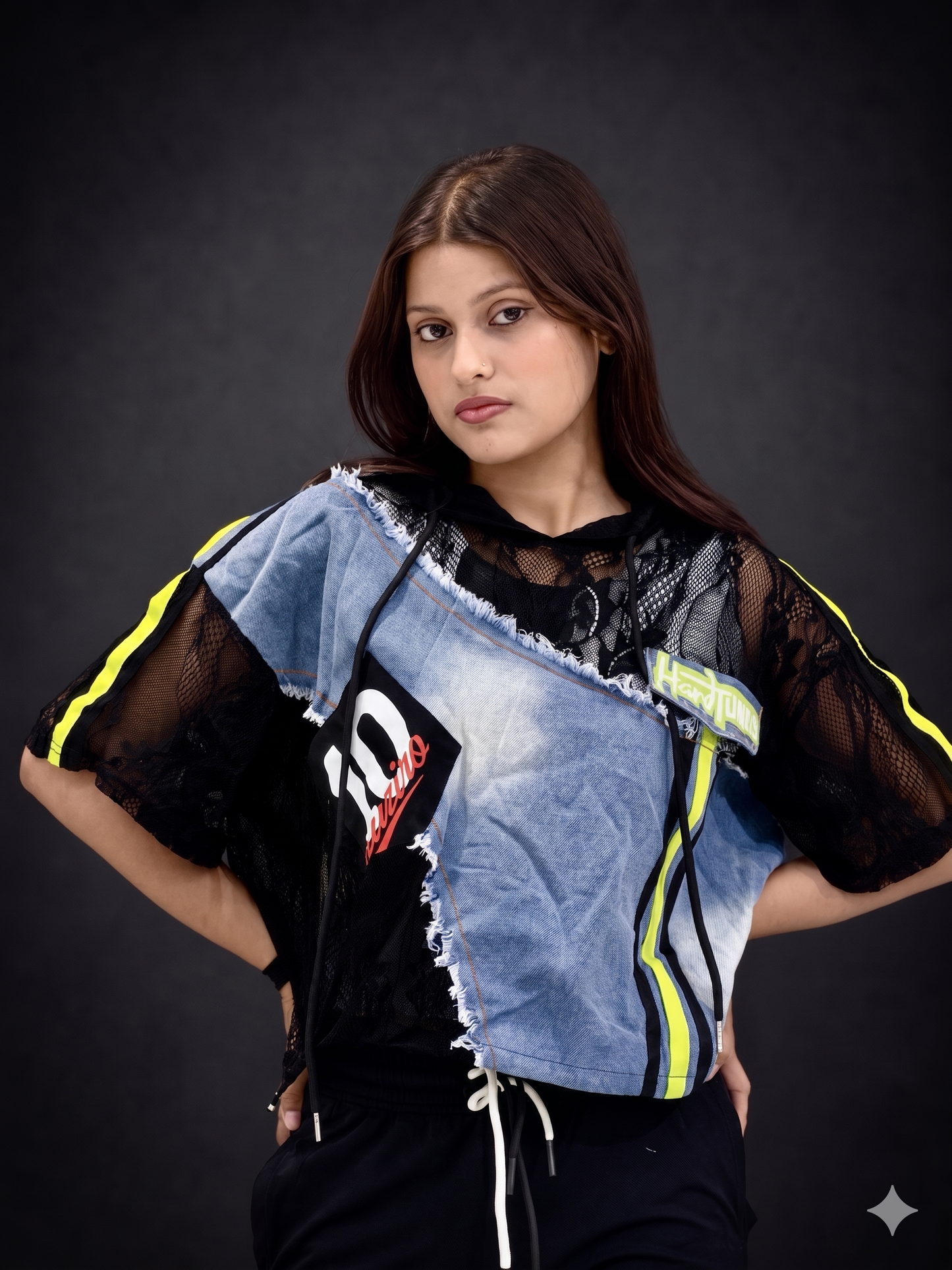 Netted Freestyle Top For Gen Z