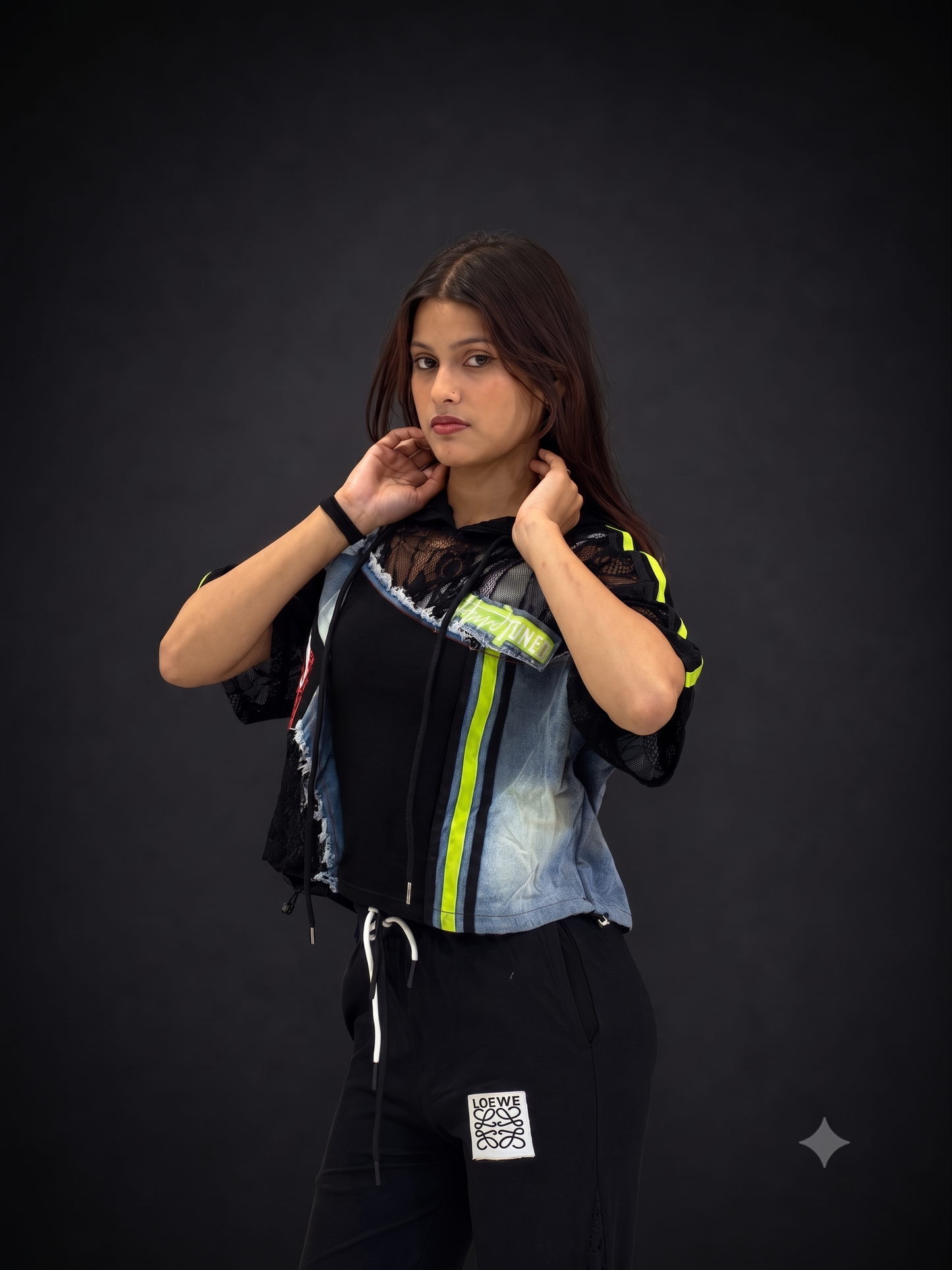 Netted Freestyle Top For Gen Z