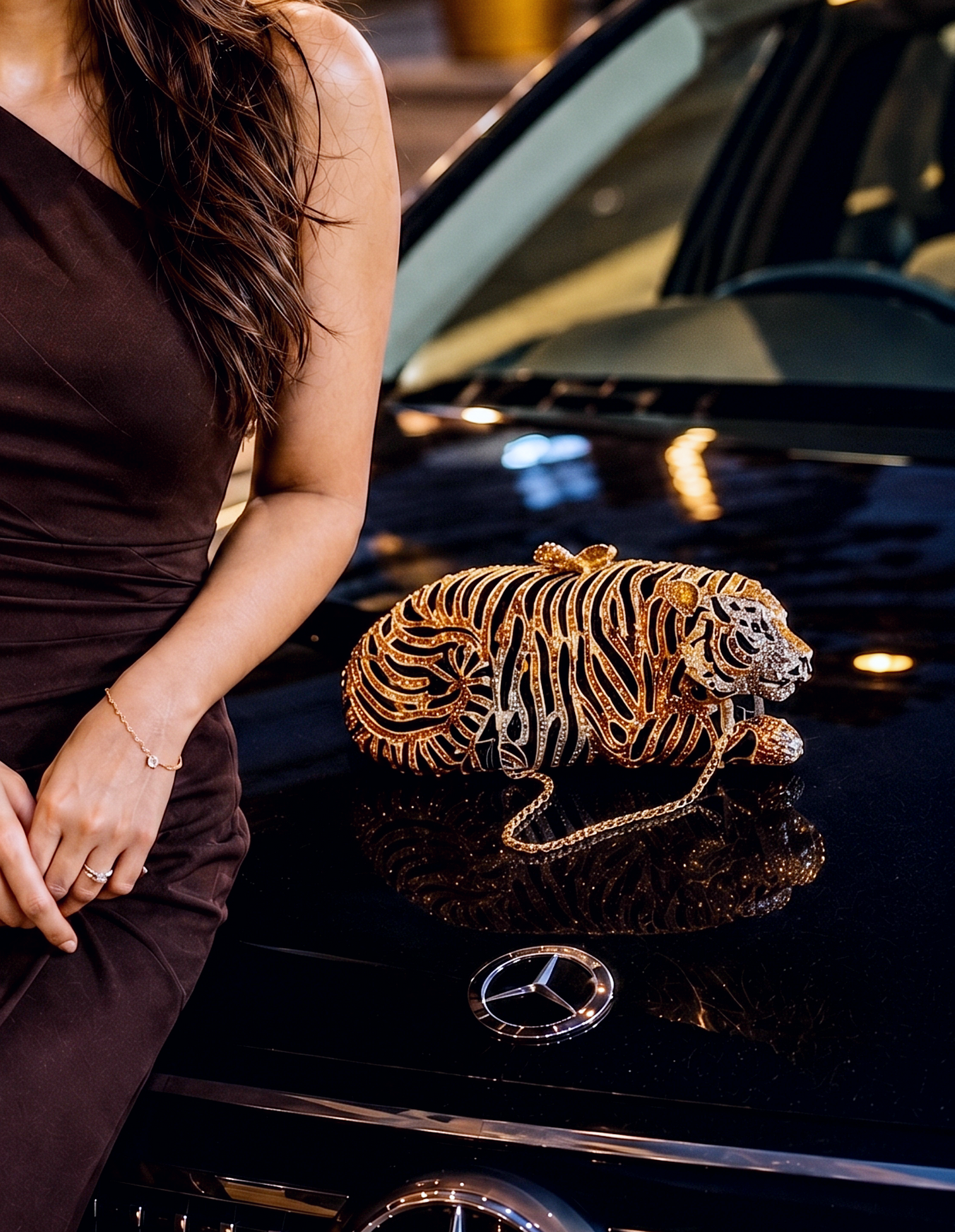 Tiger Style Mini Clutch