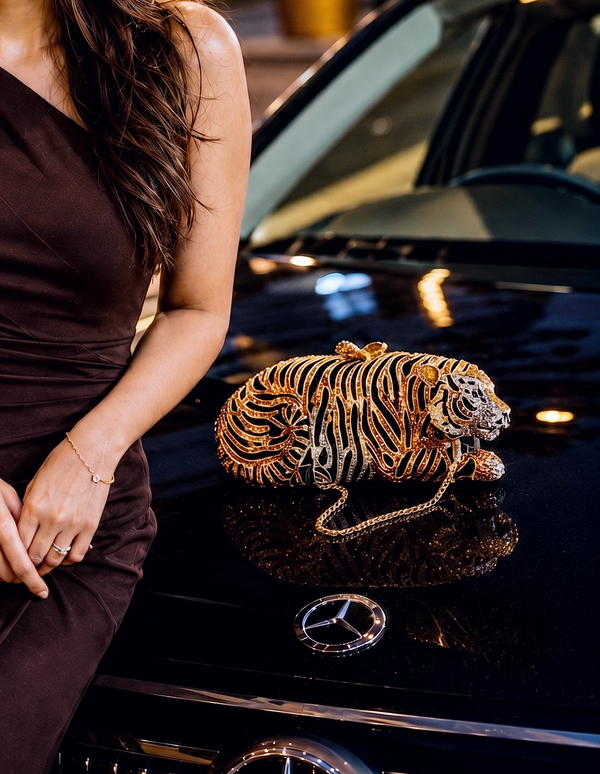 Tiger Style Mini Clutch