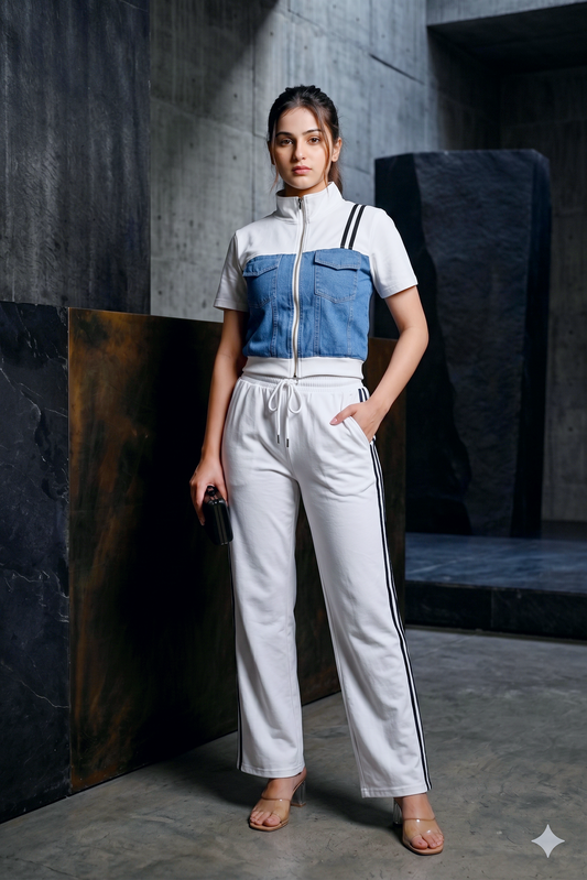 Denim Co-Ord Set Genz